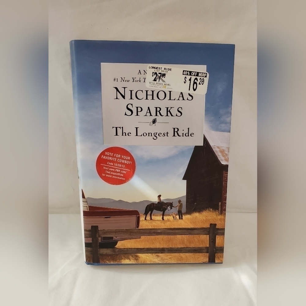 Vintage First Edition First Printing The Longest Ride Nicolas Sparks